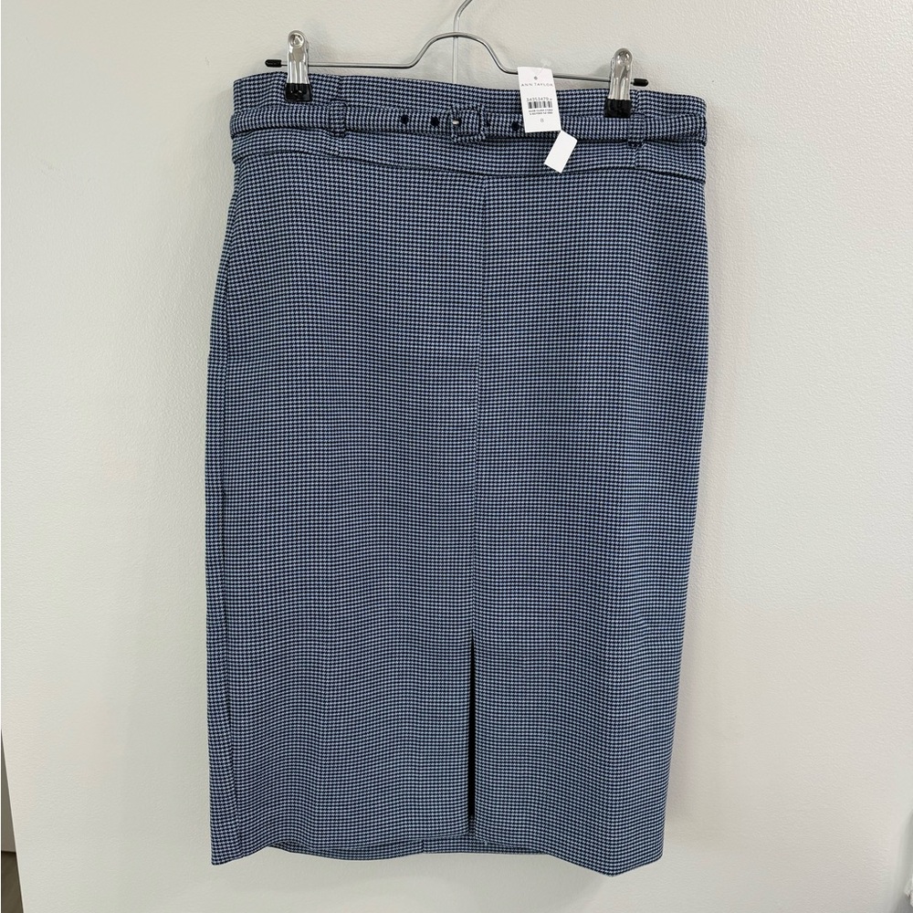 NWT Ann Taylor Plaid Pencil Skirt Size 8